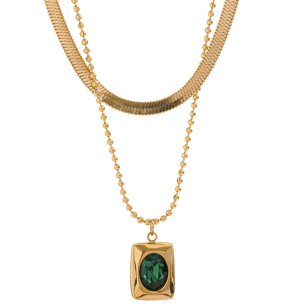 Doppia Bellezza Layered Necklace - Cardi Bella