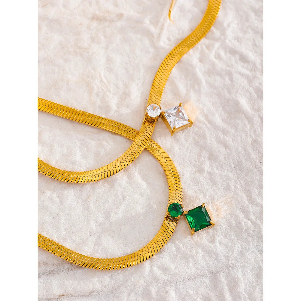Lusso Gemma Necklace - Cardi Bella