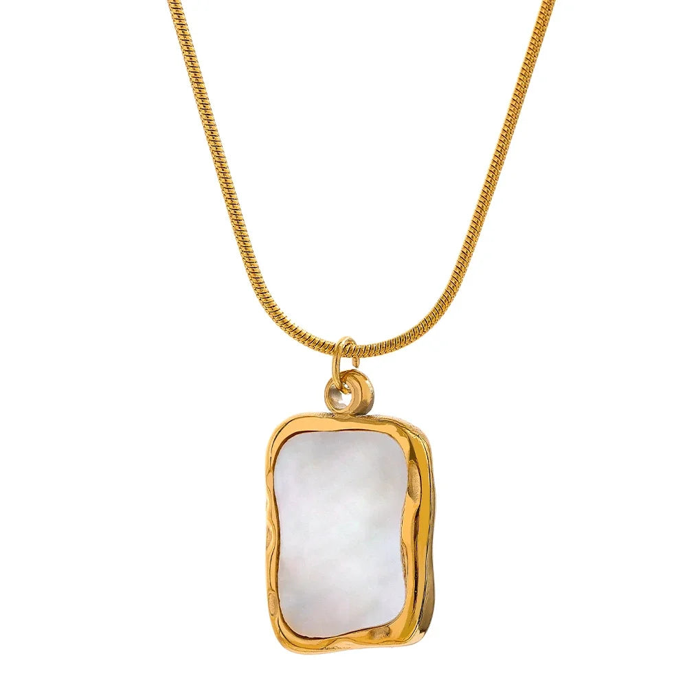 Ocean Glow Pendant Necklace - Cardi Bella