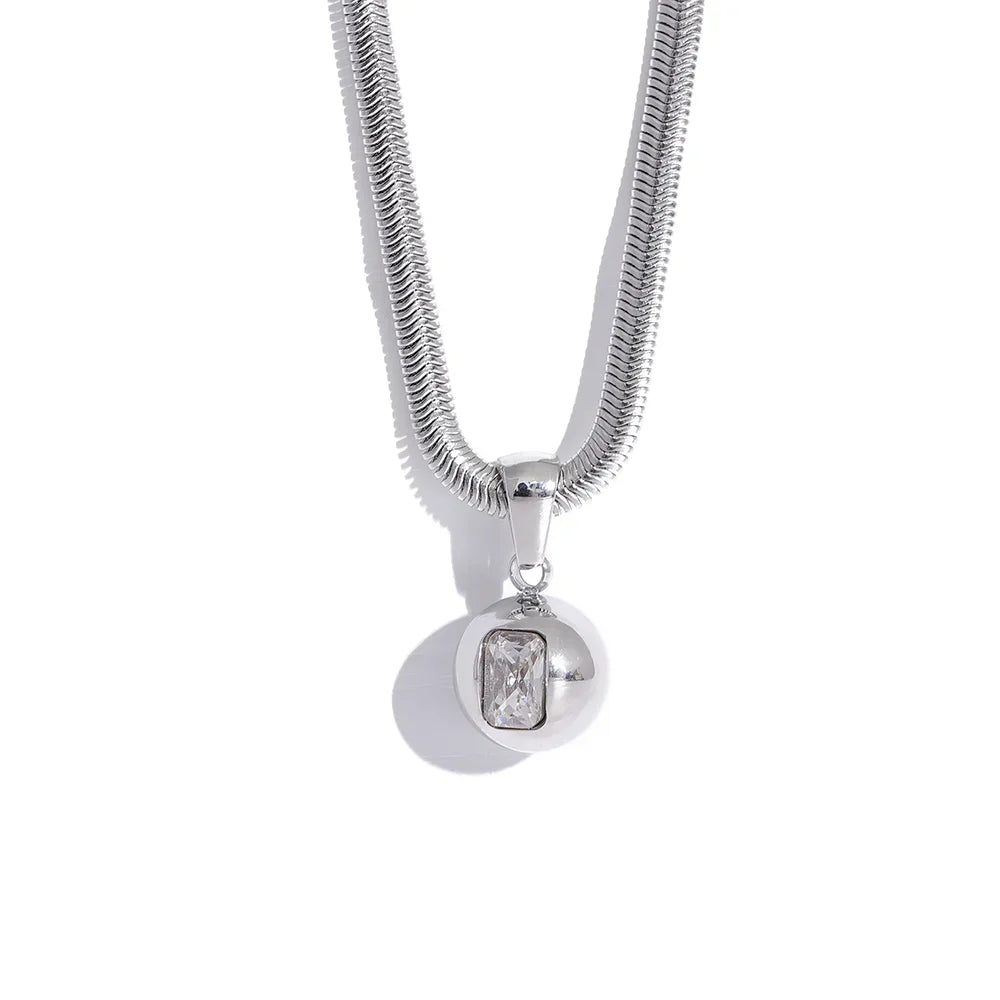 Briolette Charm Necklace - Cardi Bella