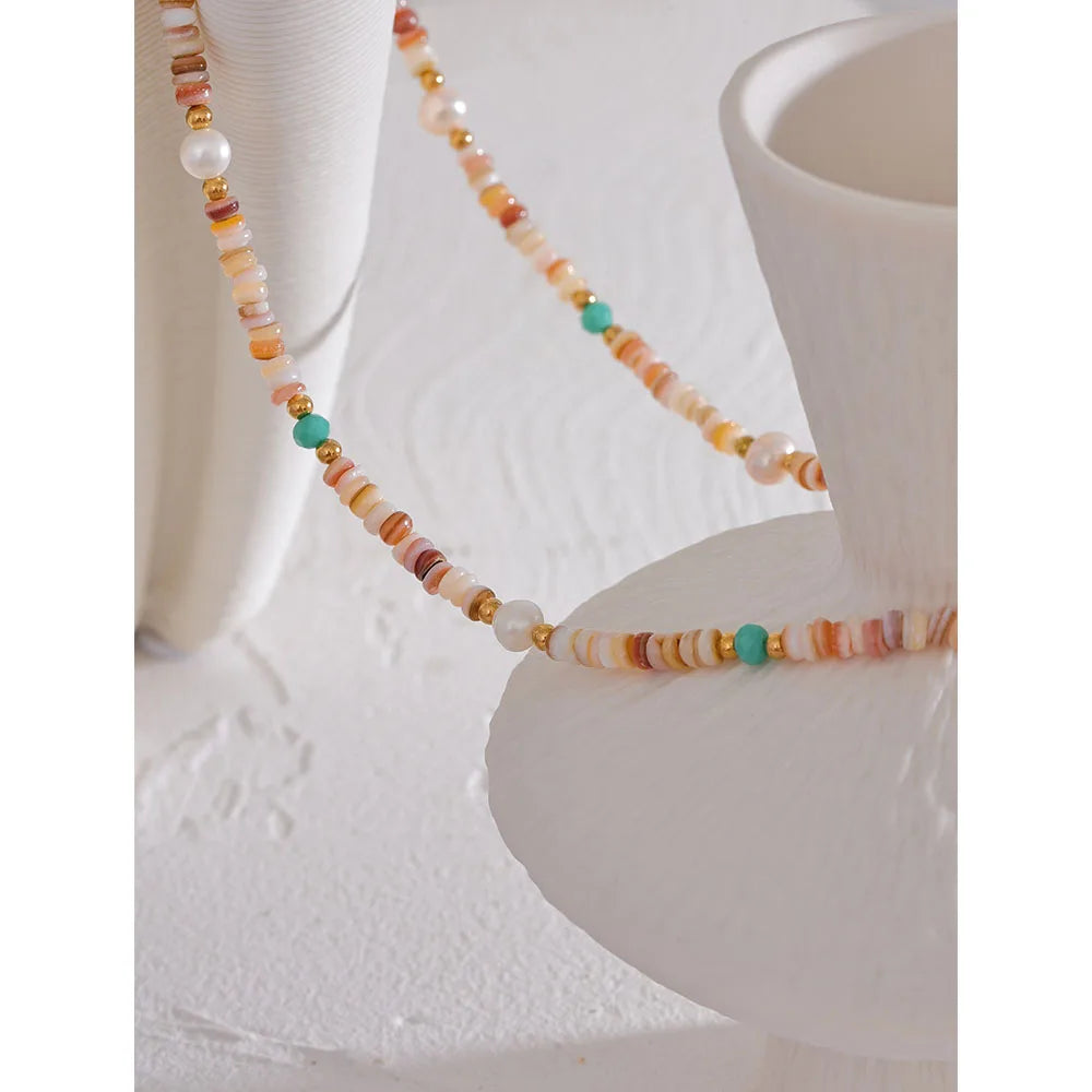 Sienna Sand Necklace - Cardi Bella