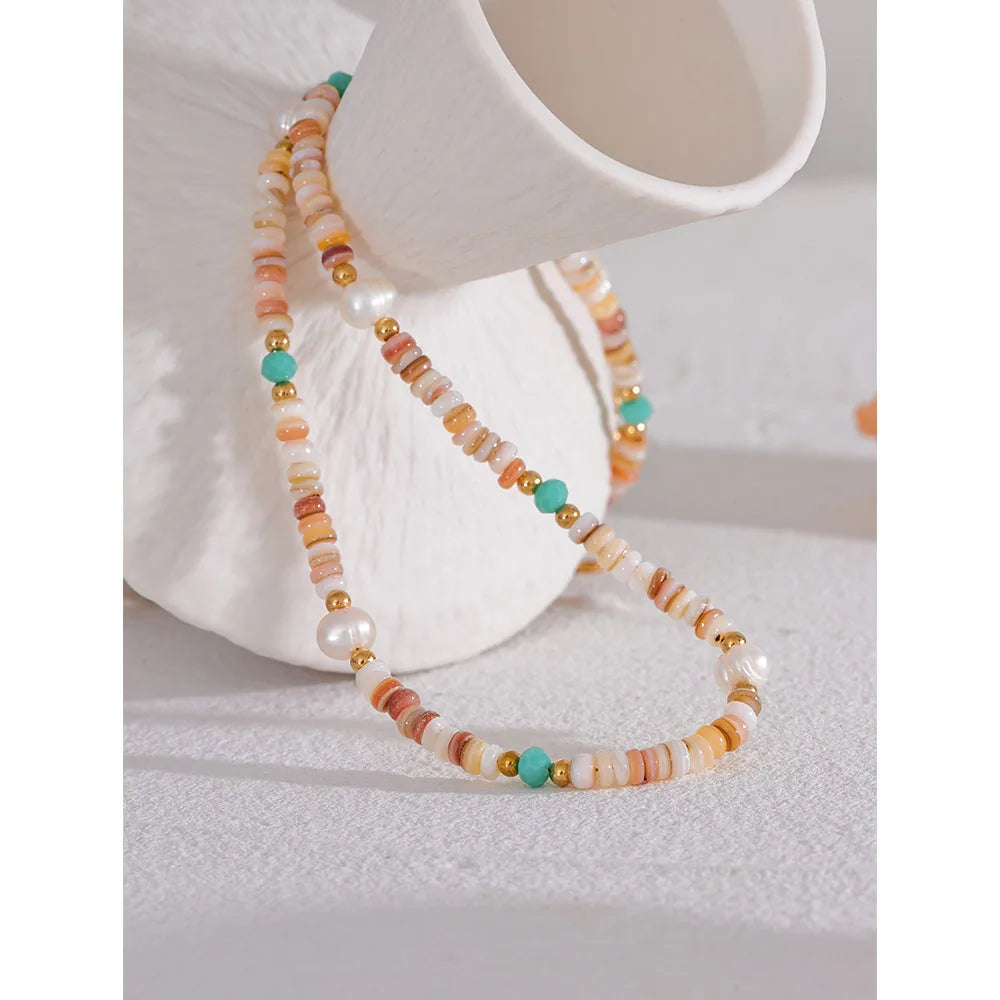 Sienna Sand Necklace - Cardi Bella
