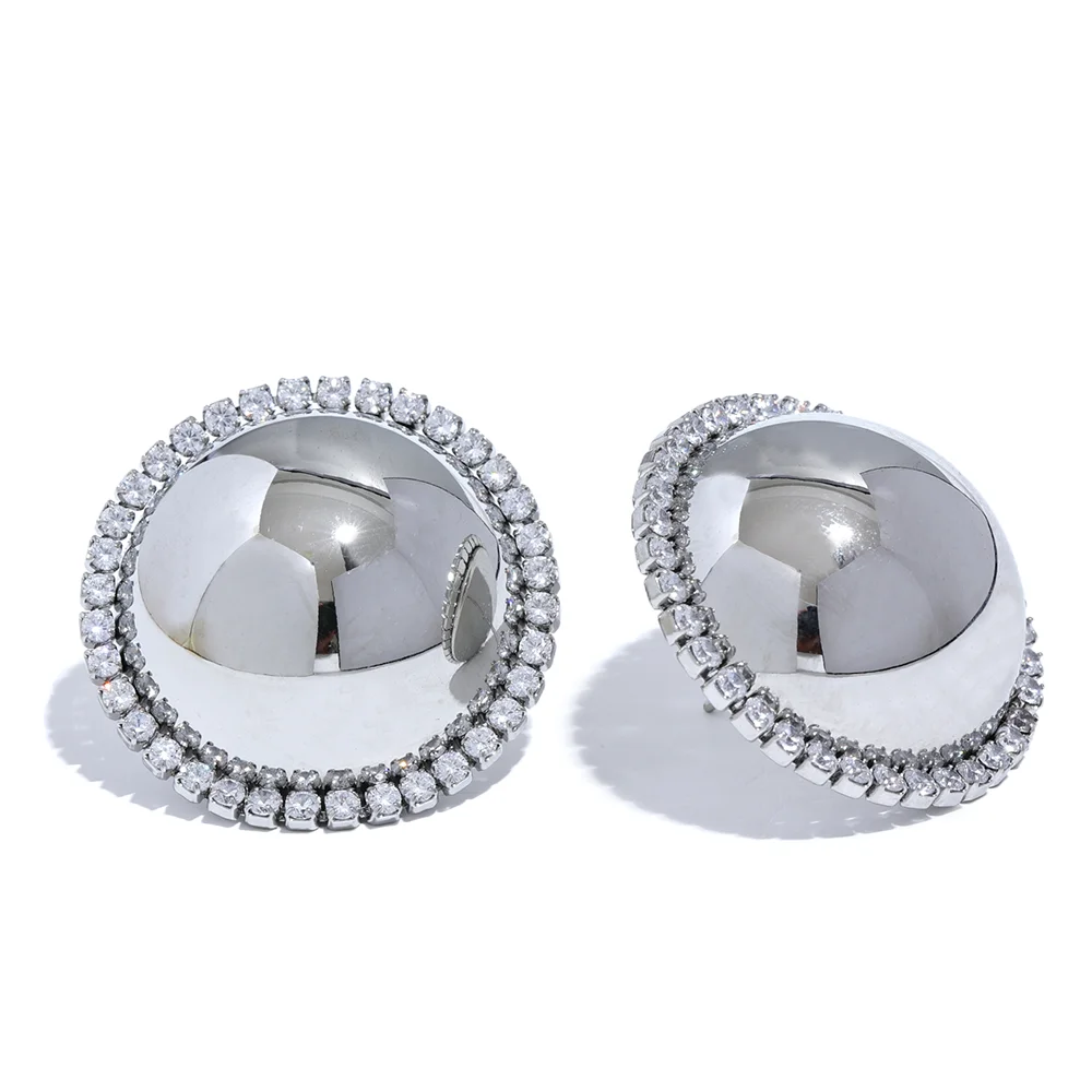 Soleil Halo Studs - Cardi Bella