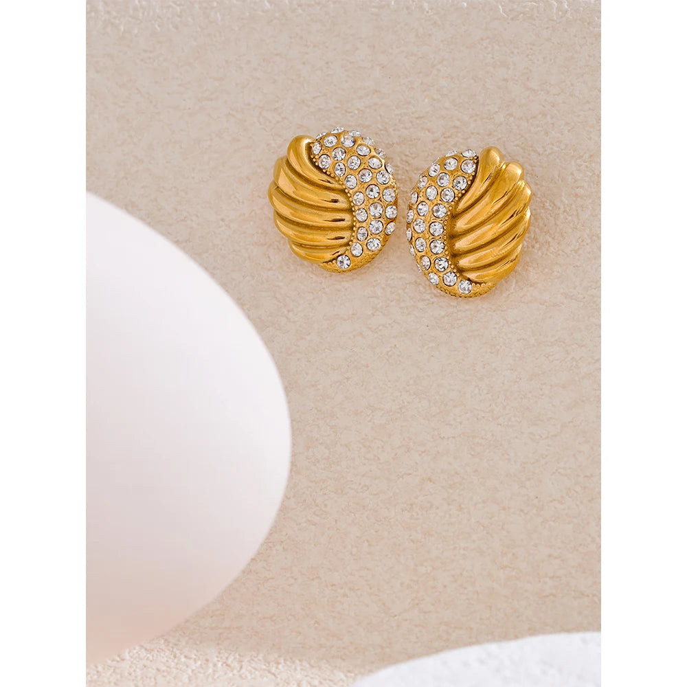 Ala Dorada Earrings - Cardi Bella