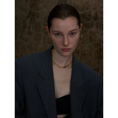Golden Cascade Choker  - Cardi Bella