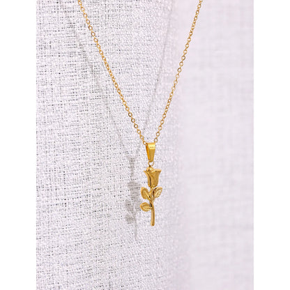 The Golden Bloom Pendant - Cardi Bella