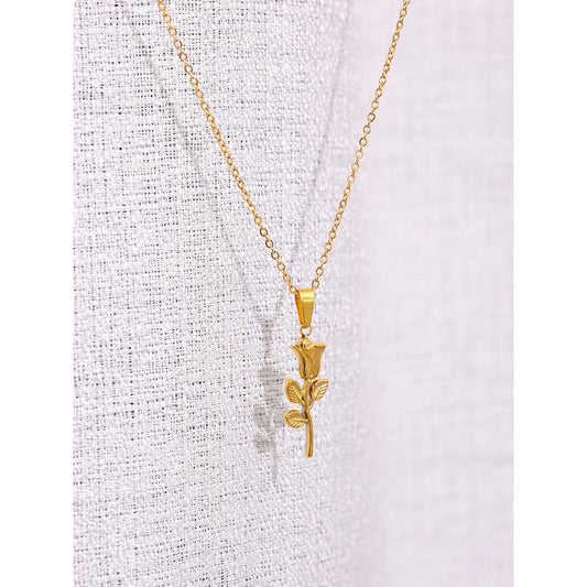 The Golden Bloom Pendant - Cardi Bella