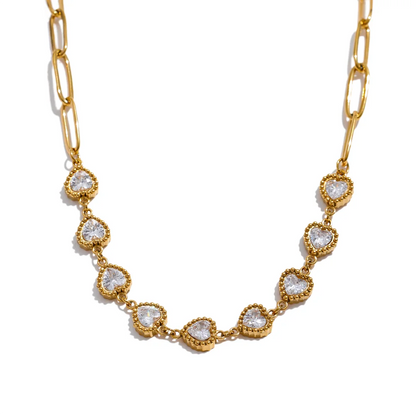Corazón Encantado Necklace - Cardi Bella