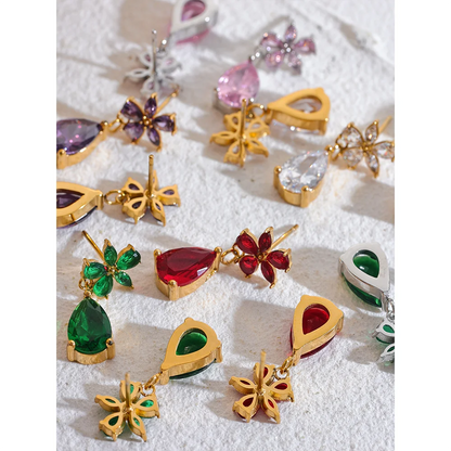Orquídea Divina Earrings - Cardi Bella