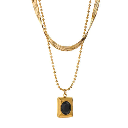 Doppia Bellezza Layered Necklace - Cardi Bella