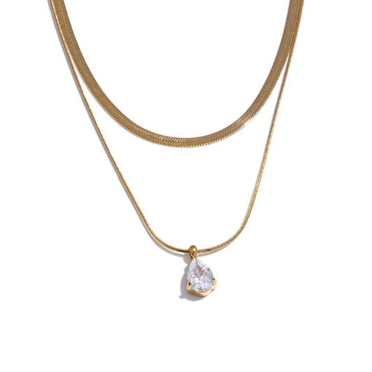 Lustrous Layers Necklace - Cardi Bella