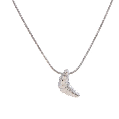 Le Cute Croissant Necklace - Cardi Bella