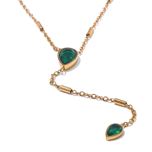 Luce Pavé Necklace - Cardi Bella