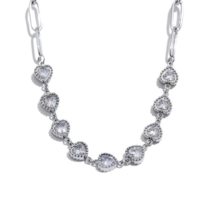 Corazón Encantado Necklace - Cardi Bella