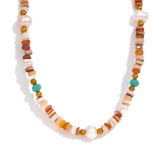 Sienna Sand Necklace - Cardi Bella