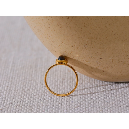 Alma Amber Ring