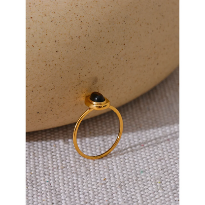 Alma Amber Ring
