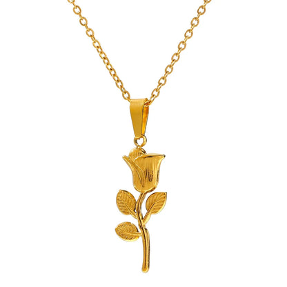 The Golden Bloom Pendant - Cardi Bella