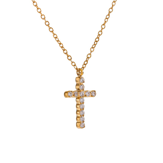 Cruz Sagrada Necklace - Cardi Bella