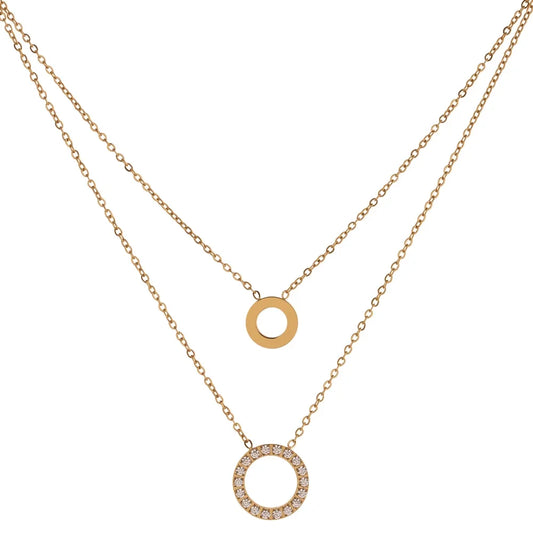 Circolo Duo Necklace - Cardi Bella