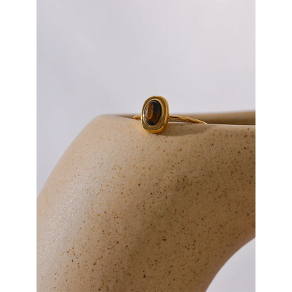Alma Amber Ring