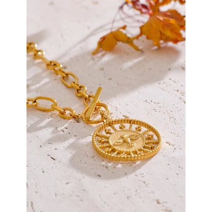 Ethereal Compass Necklace - Cardi Bella