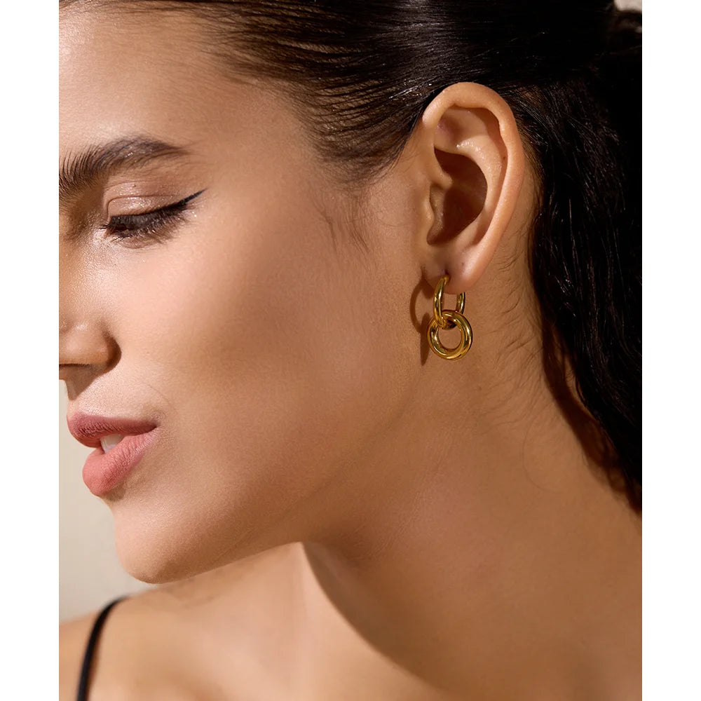 Doppio Hoops - Cardi Bella