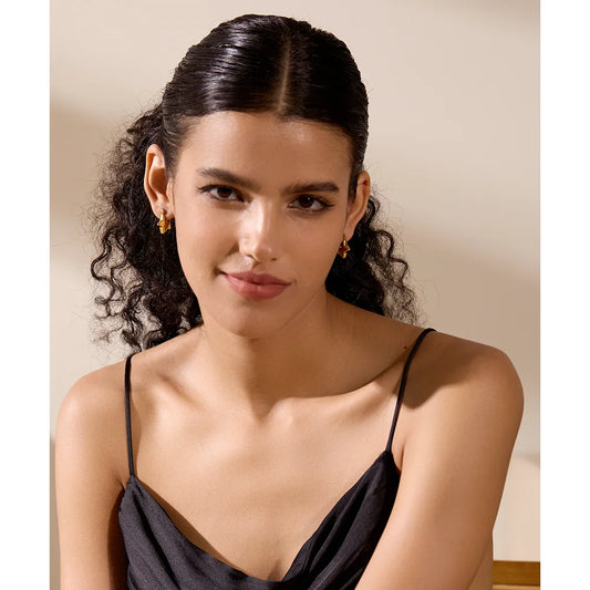 Lucero Star Hoops - Cardi Bella