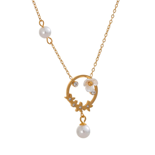Moonlit Bloom Necklace - Cardi Bella