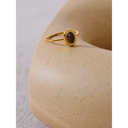 Alma Amber Ring