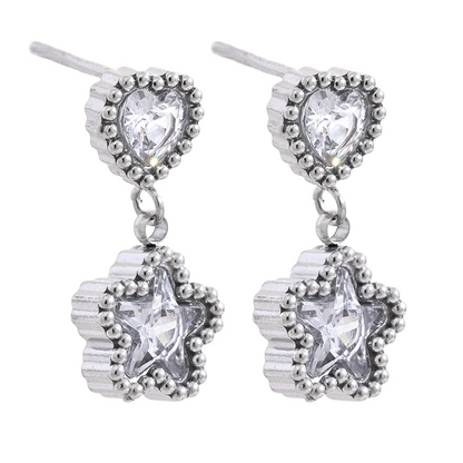 Estrella Azul Earrings - Cardi Bella