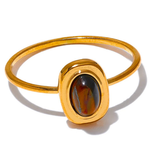 Alma Amber Ring