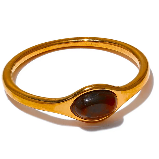 Alma Amber Ring