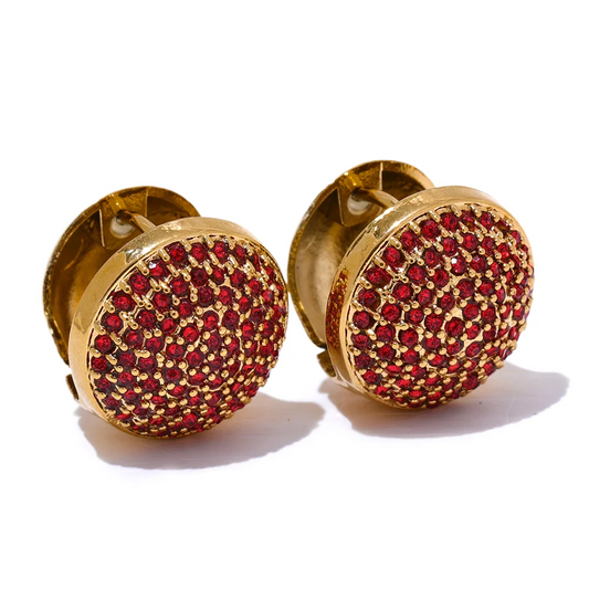 Estrella Roja Stud Earrings - Cardi Bella